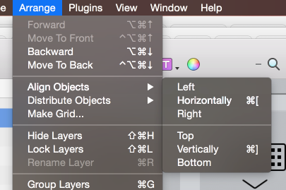 My Sketch shortcuts